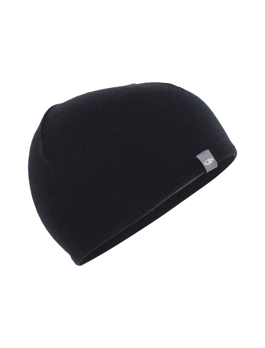 Icebreaker Unisex Merino Pocket Beanie Női Kalap Szürke Fekete | HU 1490ILHS